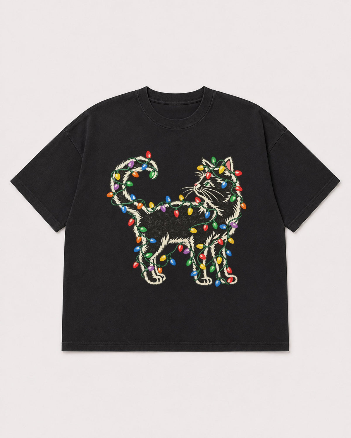 Mockup Boxy Heavyweight Tee Black product