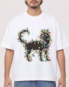 Mockup Boxy Heavyweight Tee White male close-up 02