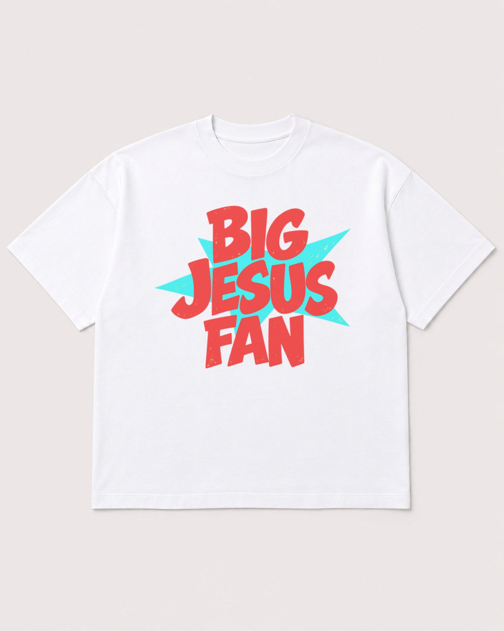 Mockup Boxy Heavyweight Tee White product