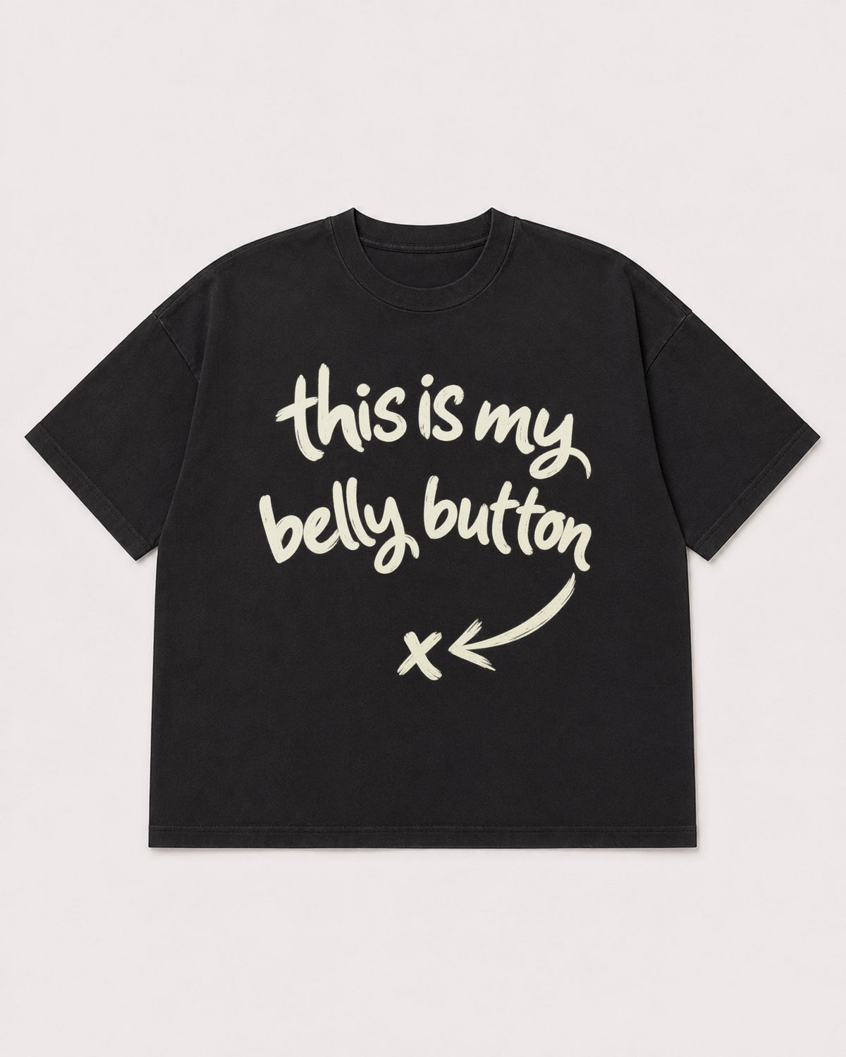 Mockup Boxy Heavyweight Tee Black product