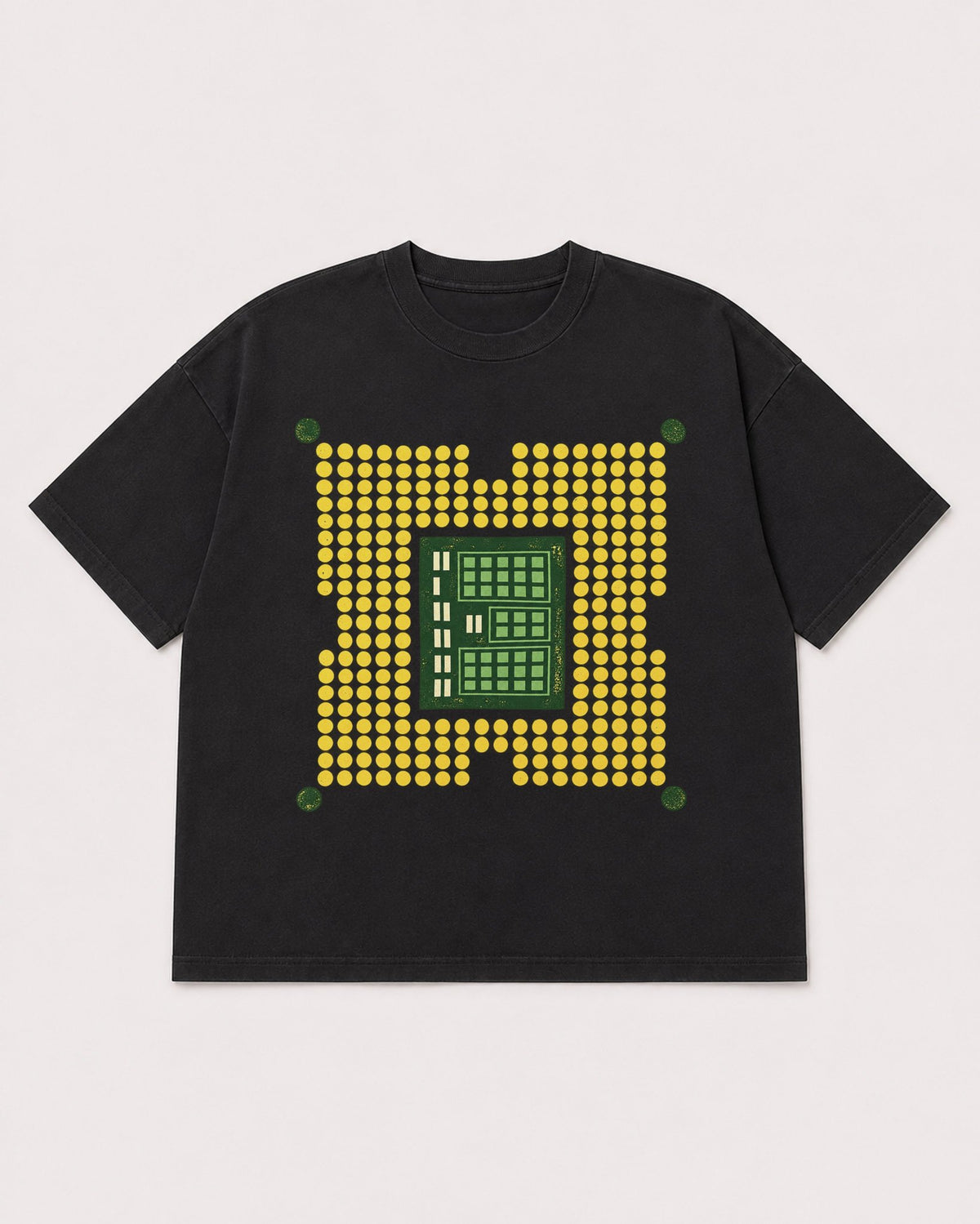 Mockup Boxy Heavyweight Tee Black product