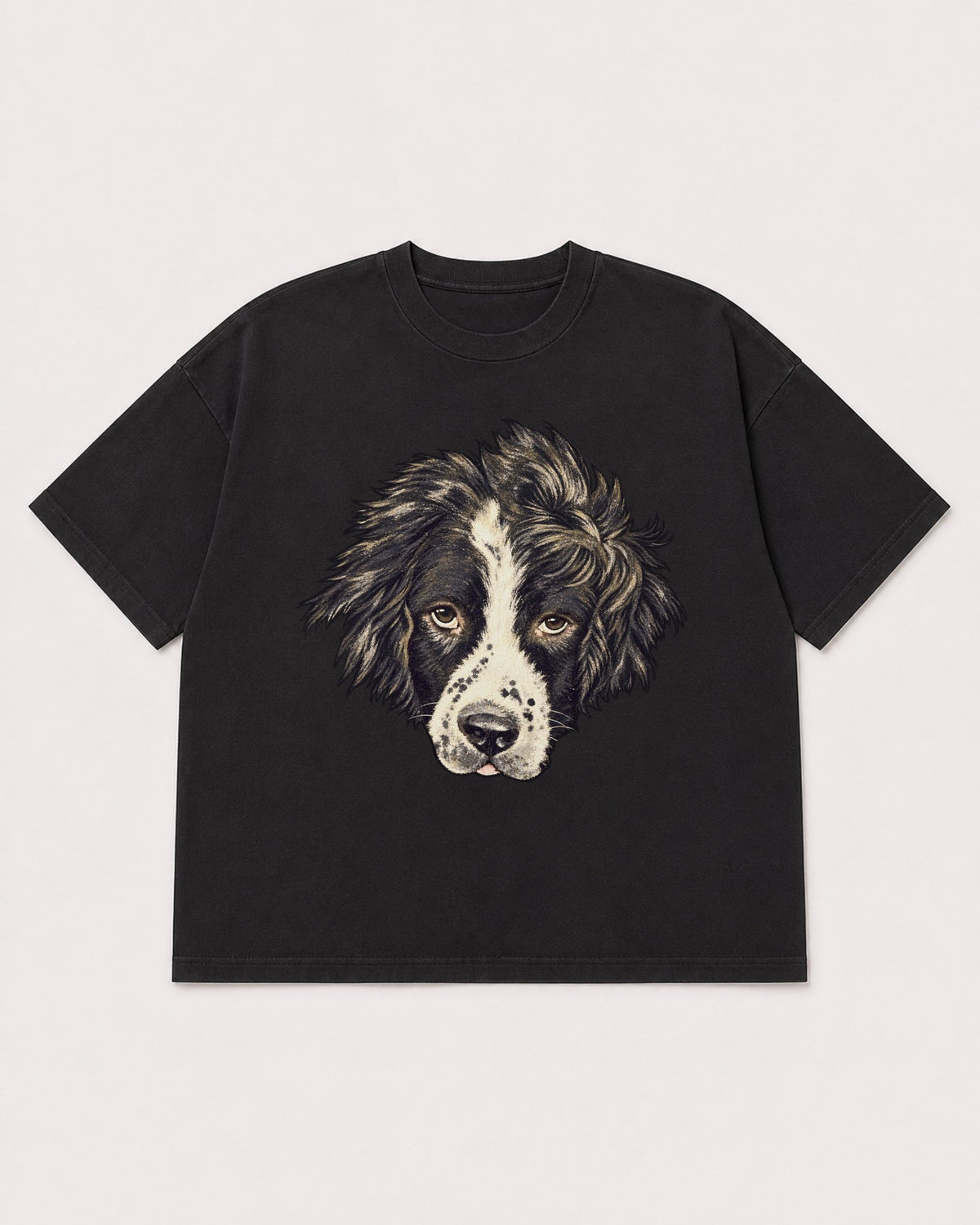 Mockup Boxy Heavyweight Tee Black product