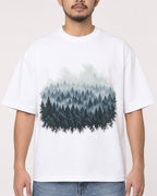 Mockup Boxy Heavyweight Tee White male close-up 32