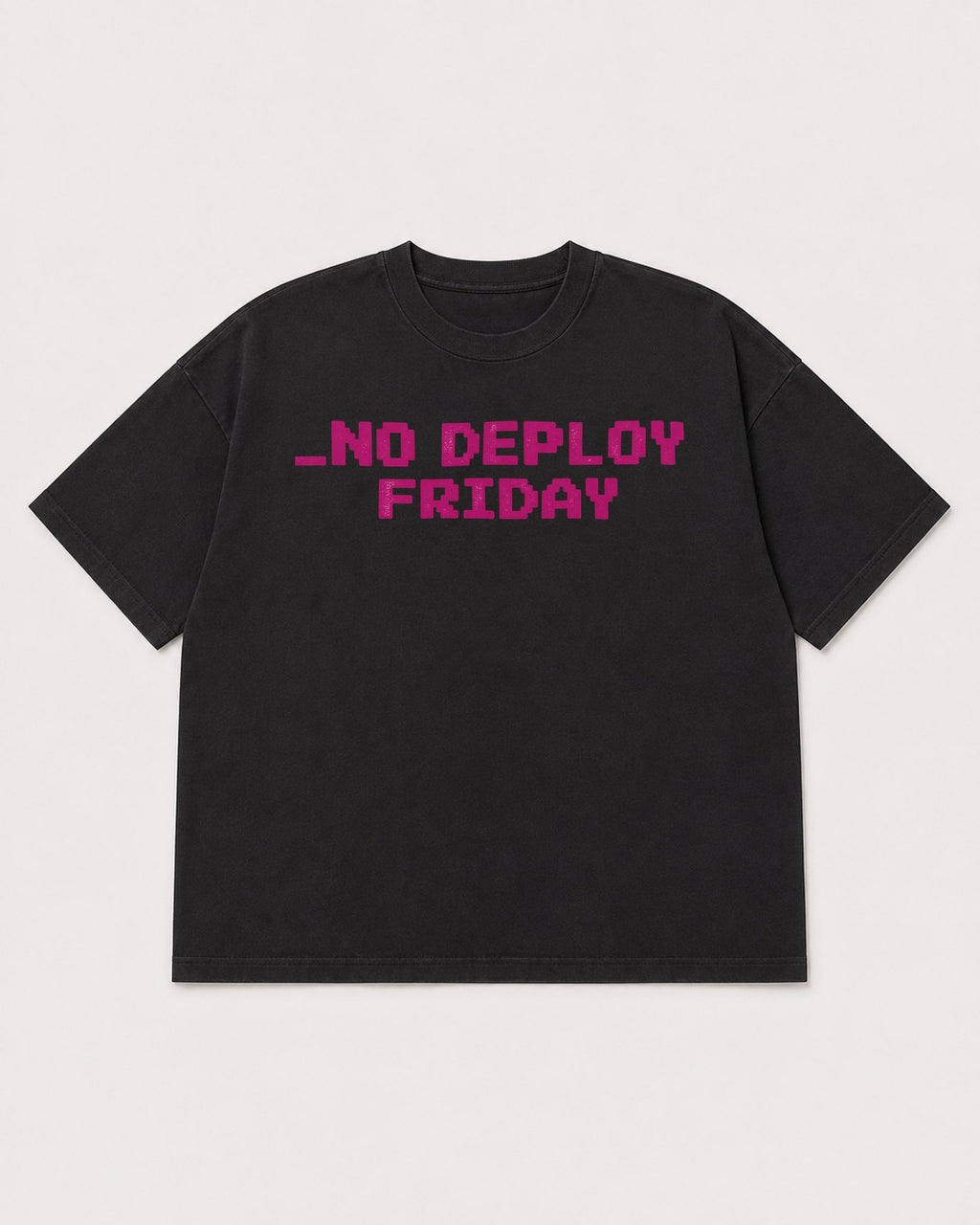 Mockup Boxy Heavyweight Tee Black product