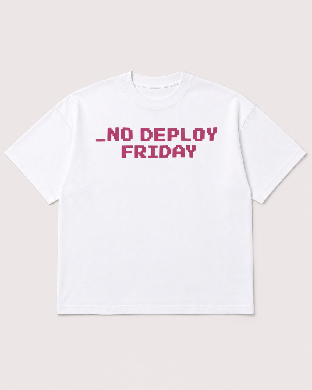 Mockup Boxy Heavyweight Tee White product