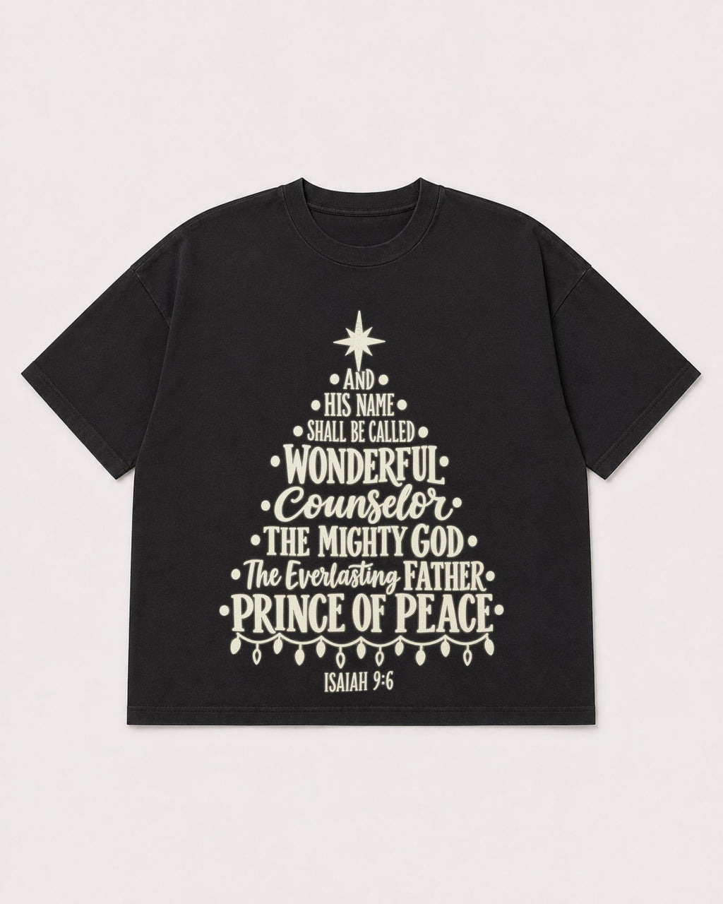 Mockup Boxy Heavyweight Tee Black product