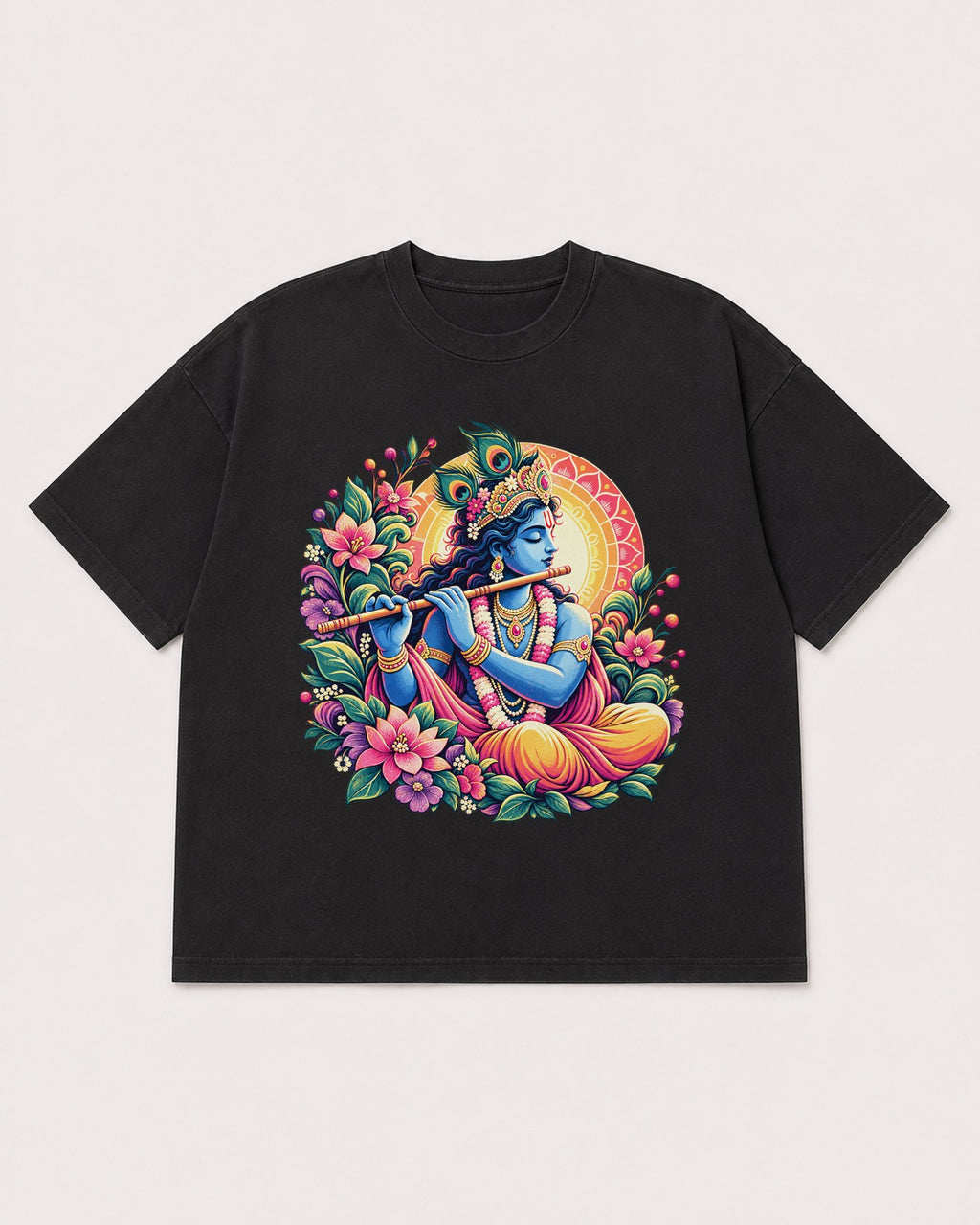 Mockup Boxy Heavyweight Tee Black product
