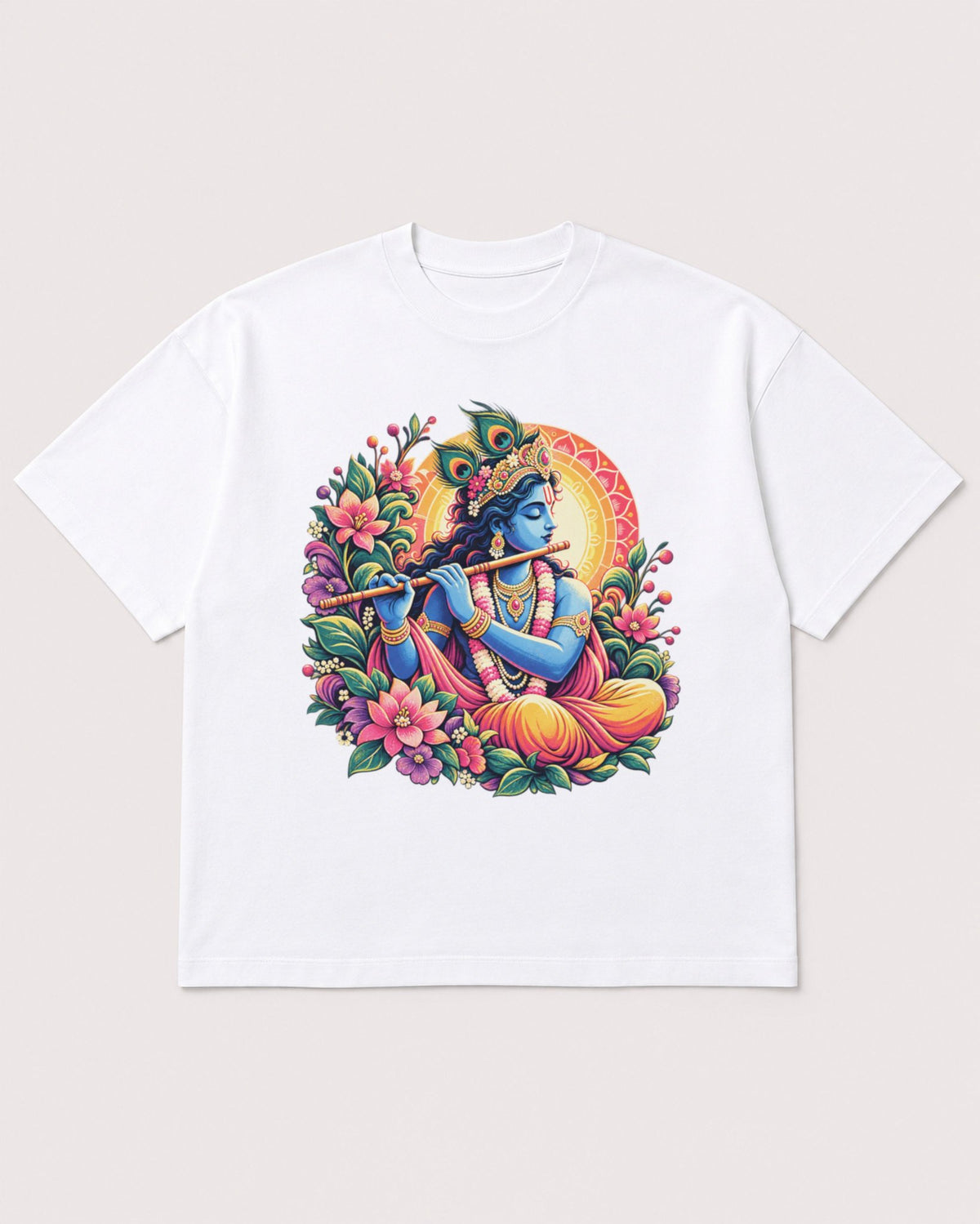 Mockup Boxy Heavyweight Tee White product