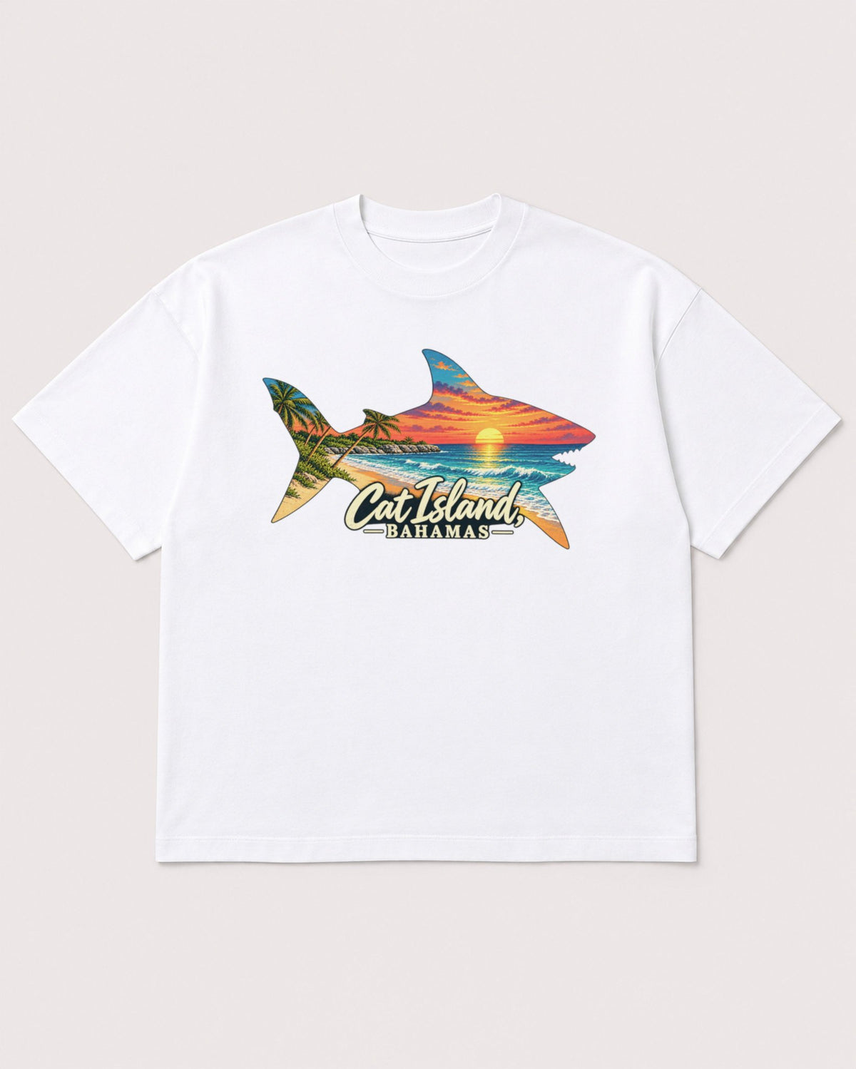 Mockup Boxy Heavyweight Tee White product