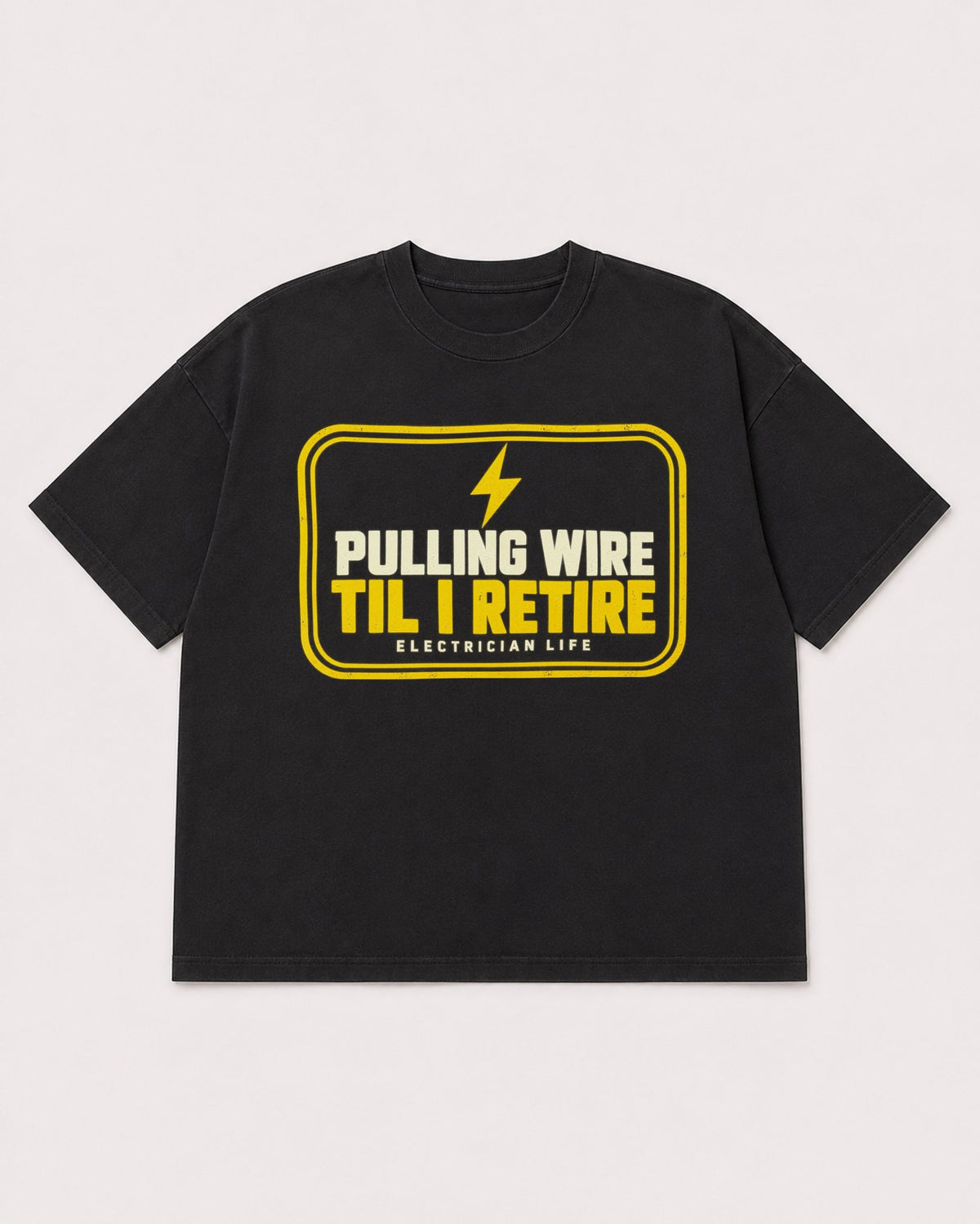 Mockup Boxy Heavyweight Tee Black product