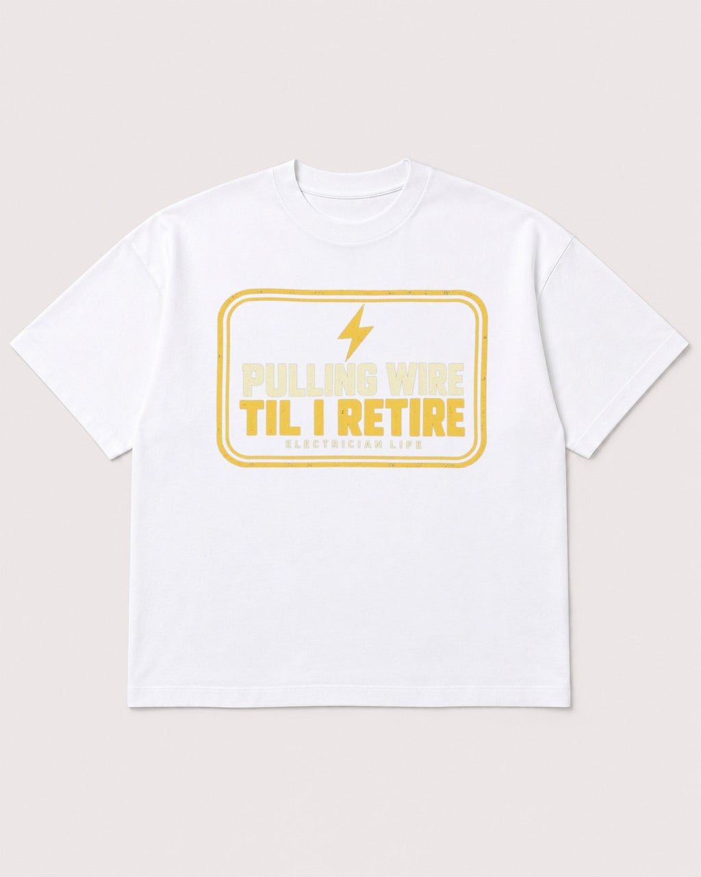 Mockup Boxy Heavyweight Tee White product