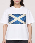 Mockup Boxy Heavyweight Tee White female close-up 03