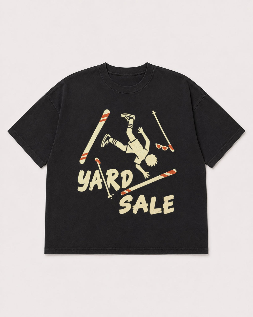 Mockup Boxy Heavyweight Tee Black product