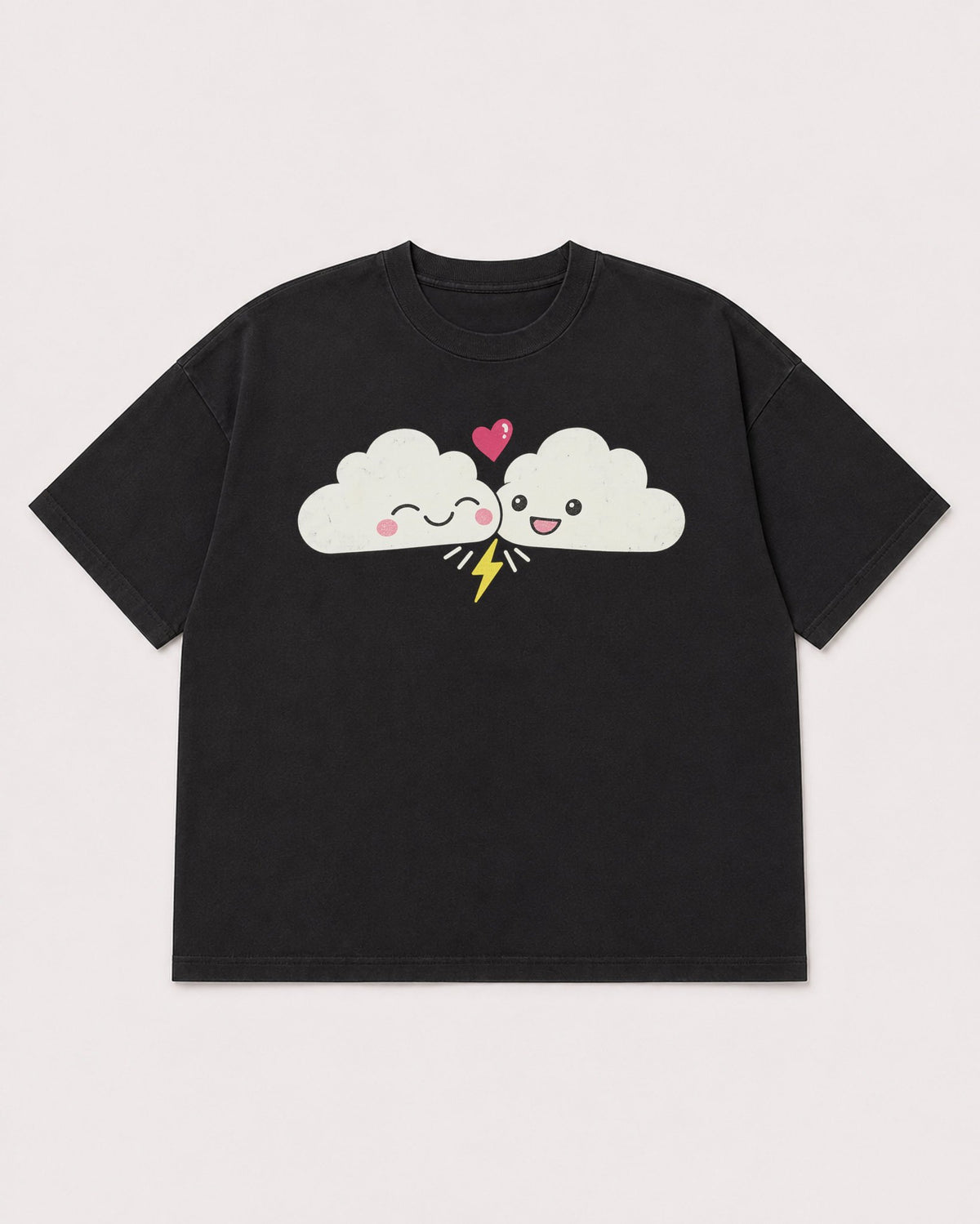 Mockup Boxy Heavyweight Tee Black product
