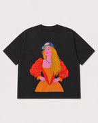 Mockup Boxy Heavyweight Tee Black product