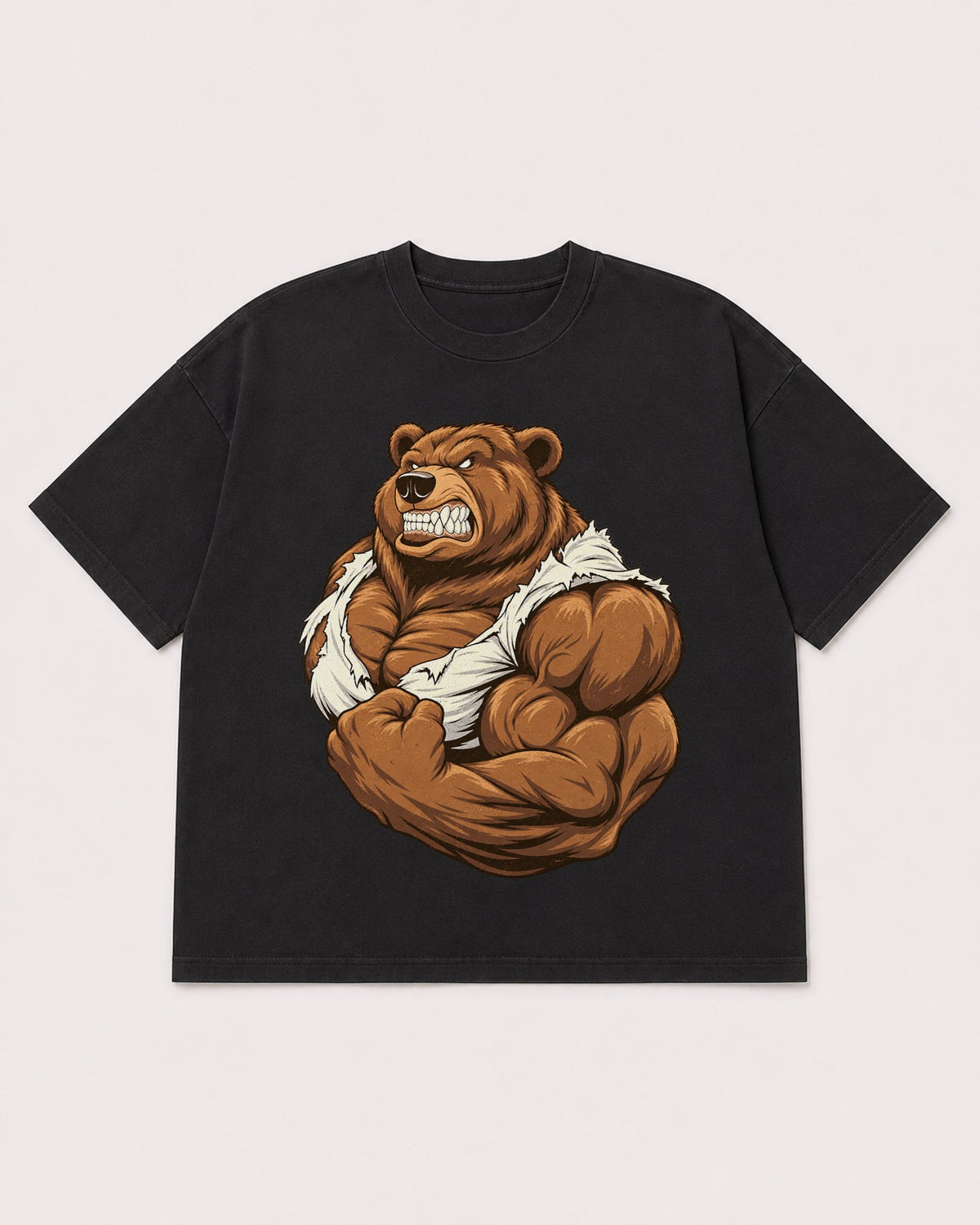 Mockup Boxy Heavyweight Tee Black product