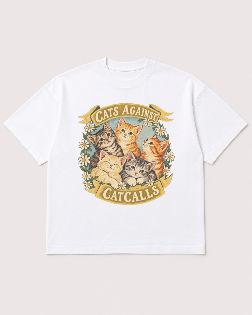 Mockup Boxy Heavyweight Tee White product