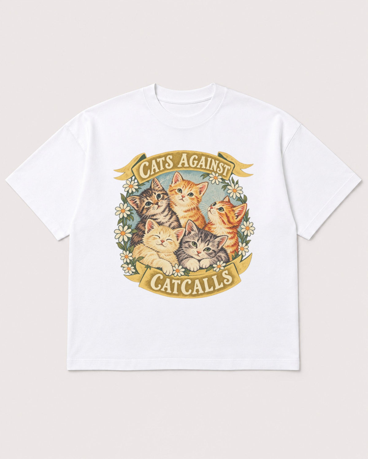 Mockup Boxy Heavyweight Tee White product