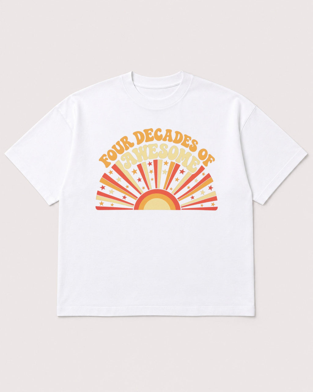 Mockup Boxy Heavyweight Tee White product