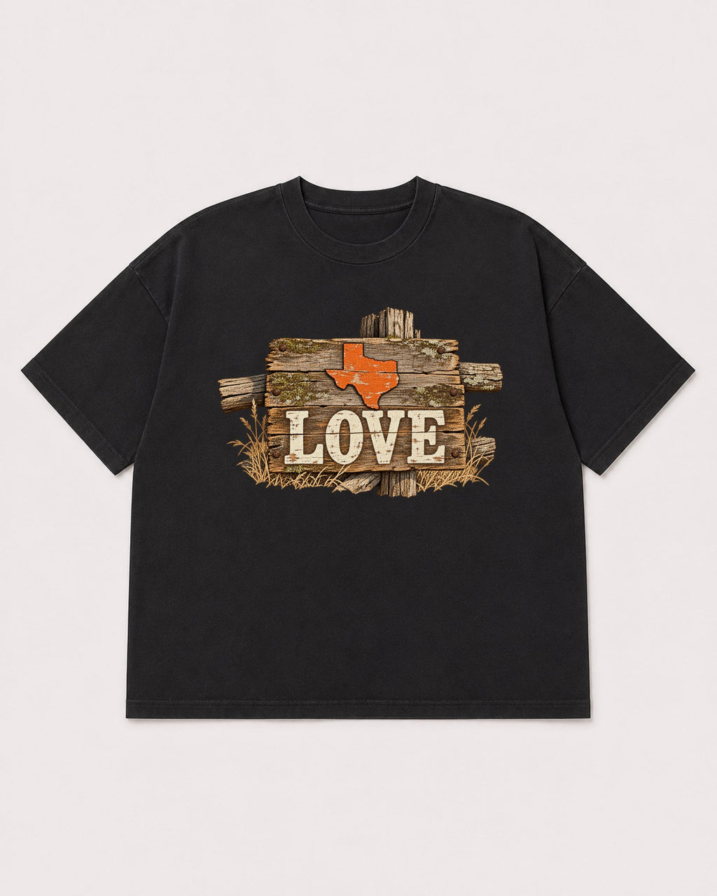 Mockup Boxy Heavyweight Tee Black product