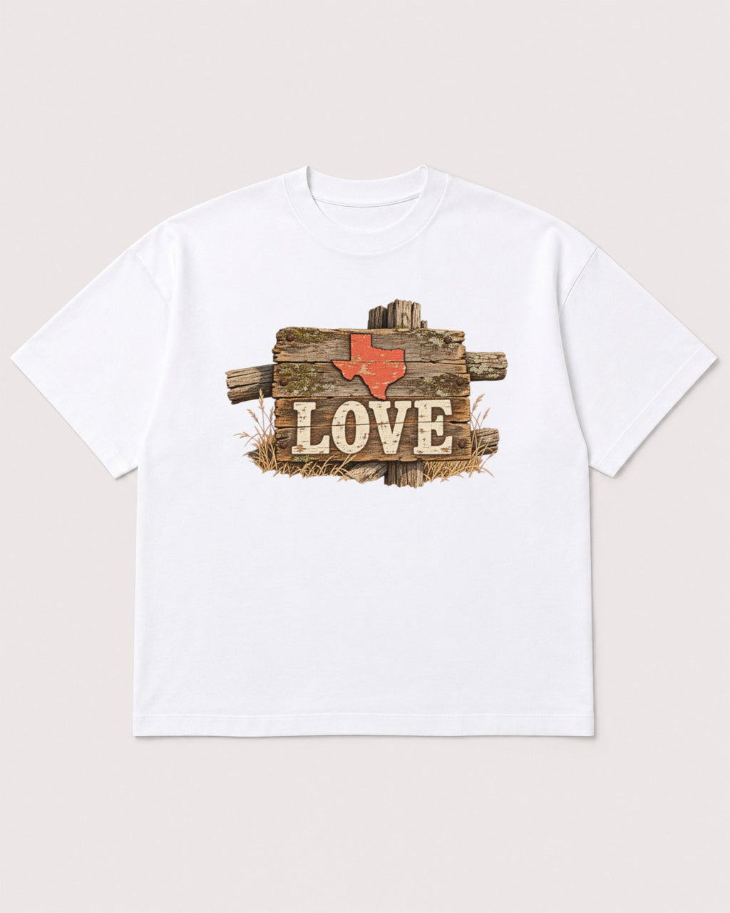 Mockup Boxy Heavyweight Tee White product