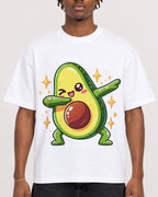 Mockup Boxy Heavyweight Tee White male close-up 05