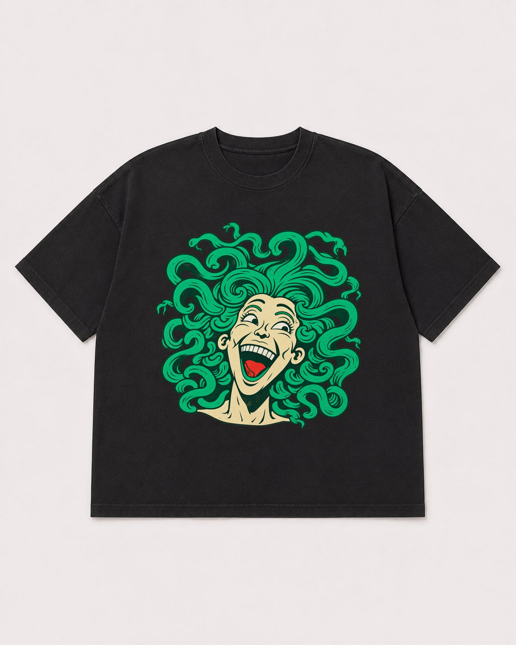 Mockup Boxy Heavyweight Tee Black product