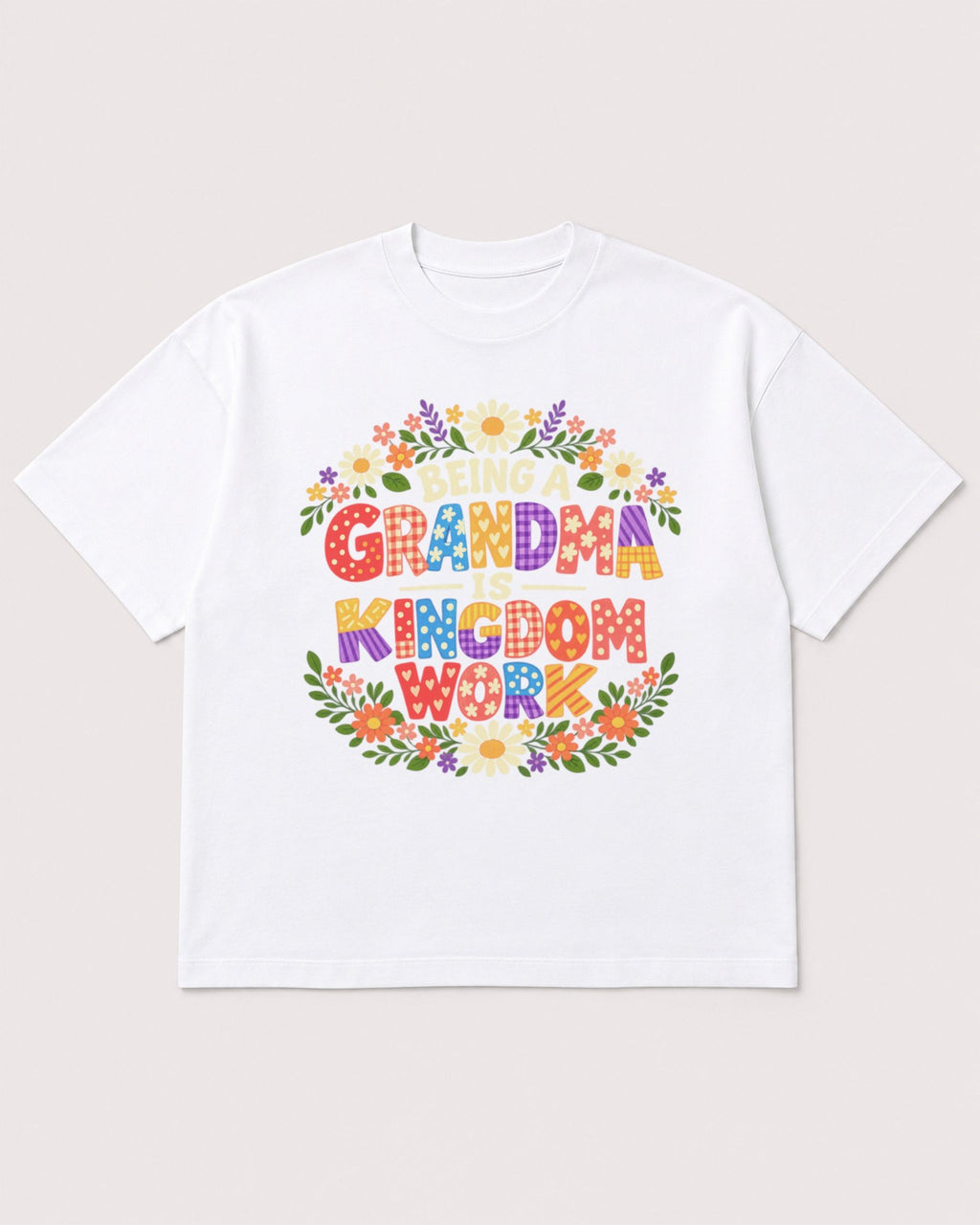 Mockup Boxy Heavyweight Tee White product
