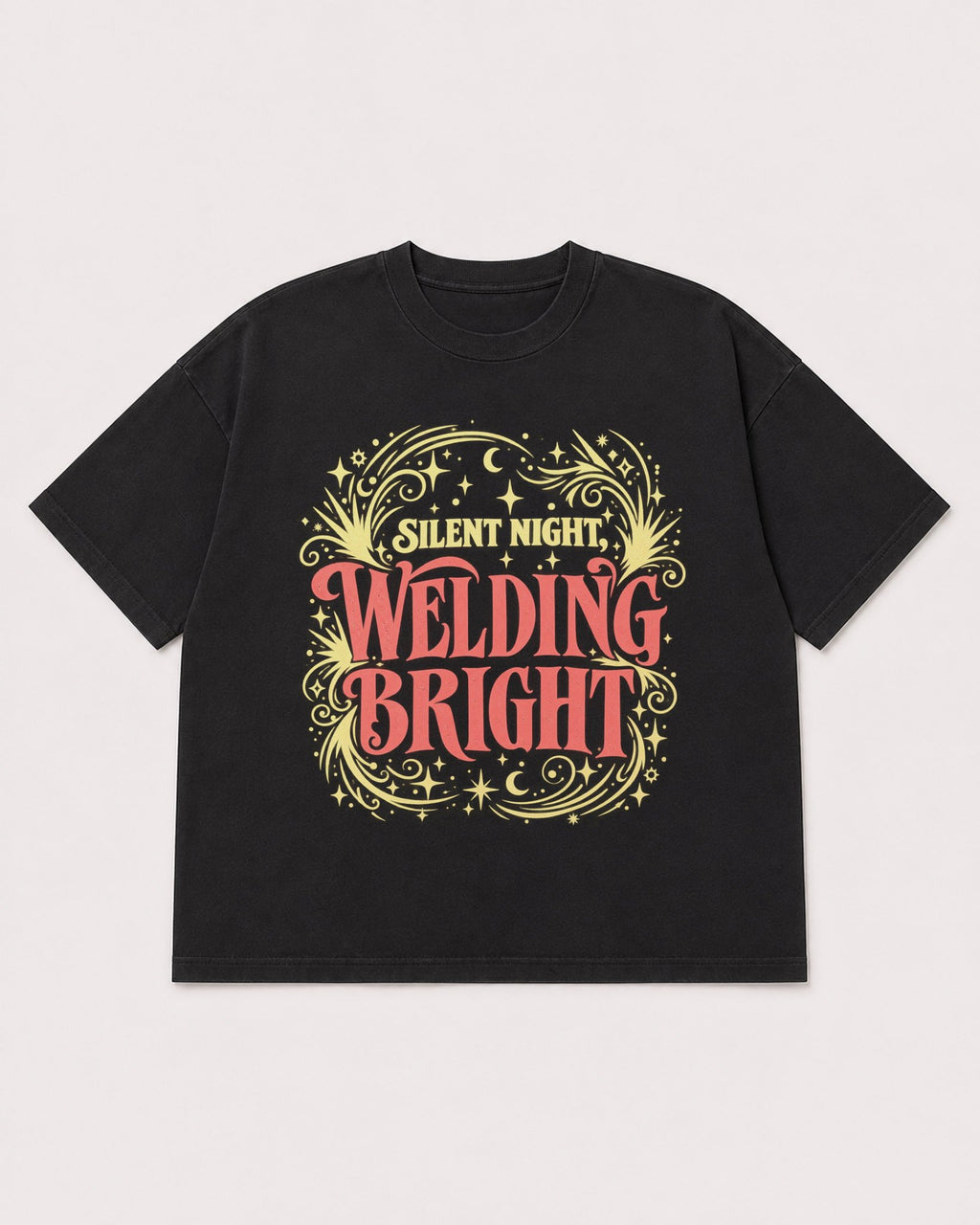 Mockup Boxy Heavyweight Tee Black product