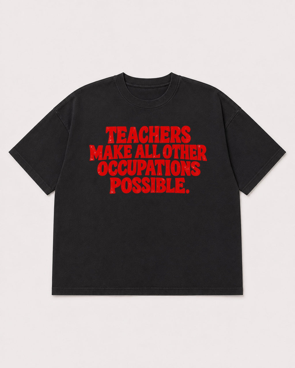 Mockup Boxy Heavyweight Tee Black product