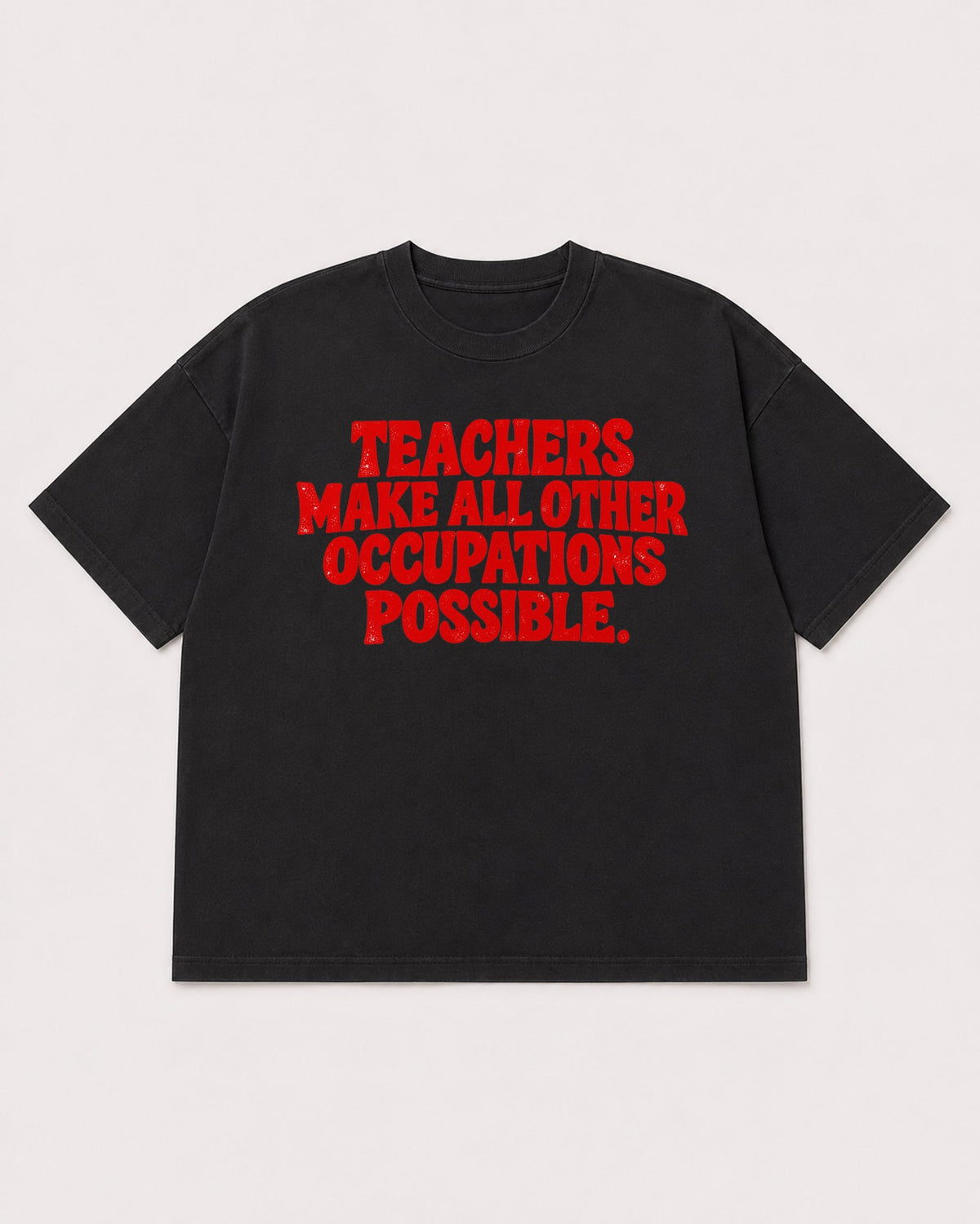Mockup Boxy Heavyweight Tee Black product