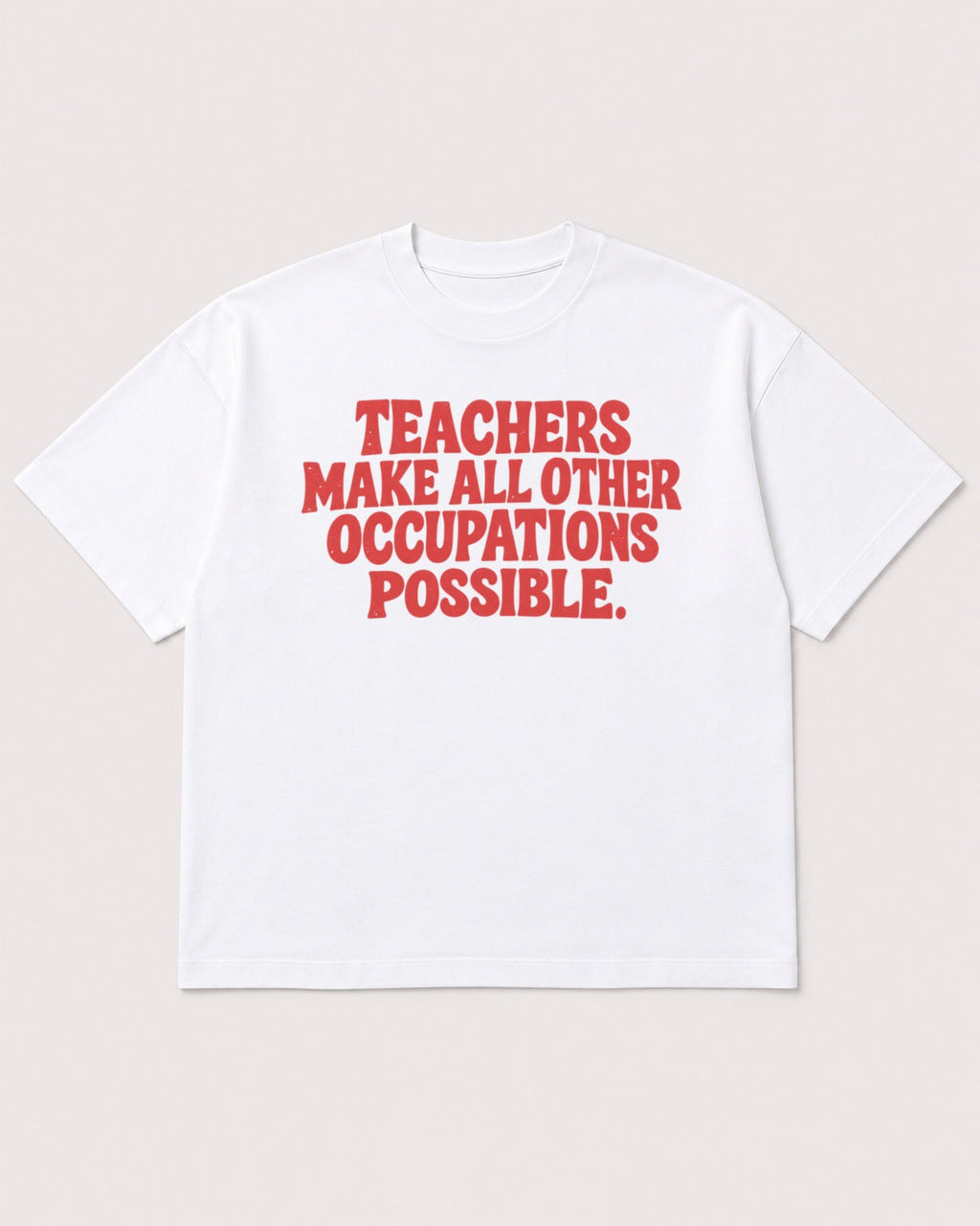 Mockup Boxy Heavyweight Tee White product
