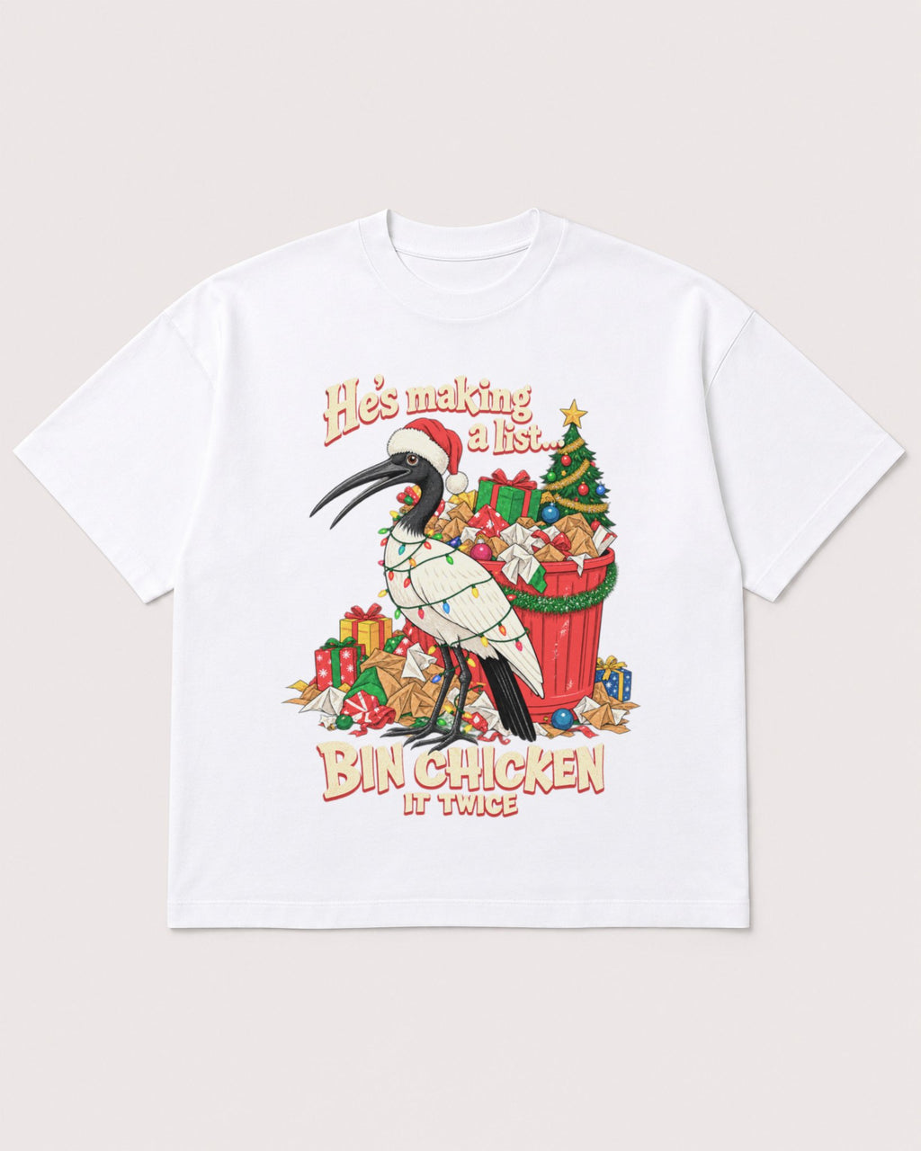 Mockup Boxy Heavyweight Tee White product