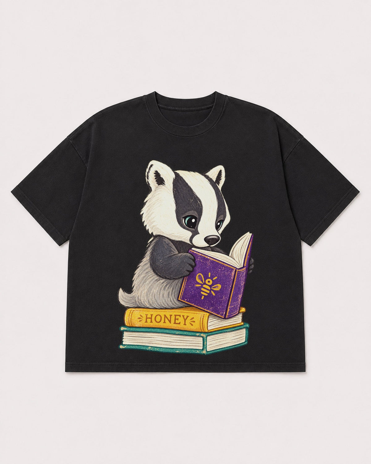 Mockup Boxy Heavyweight Tee Black product