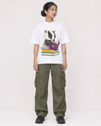Mockup Boxy Heavyweight Tee White female full-body 12
