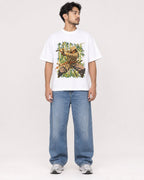 Mockup Boxy Heavyweight Tee White male full-body 02