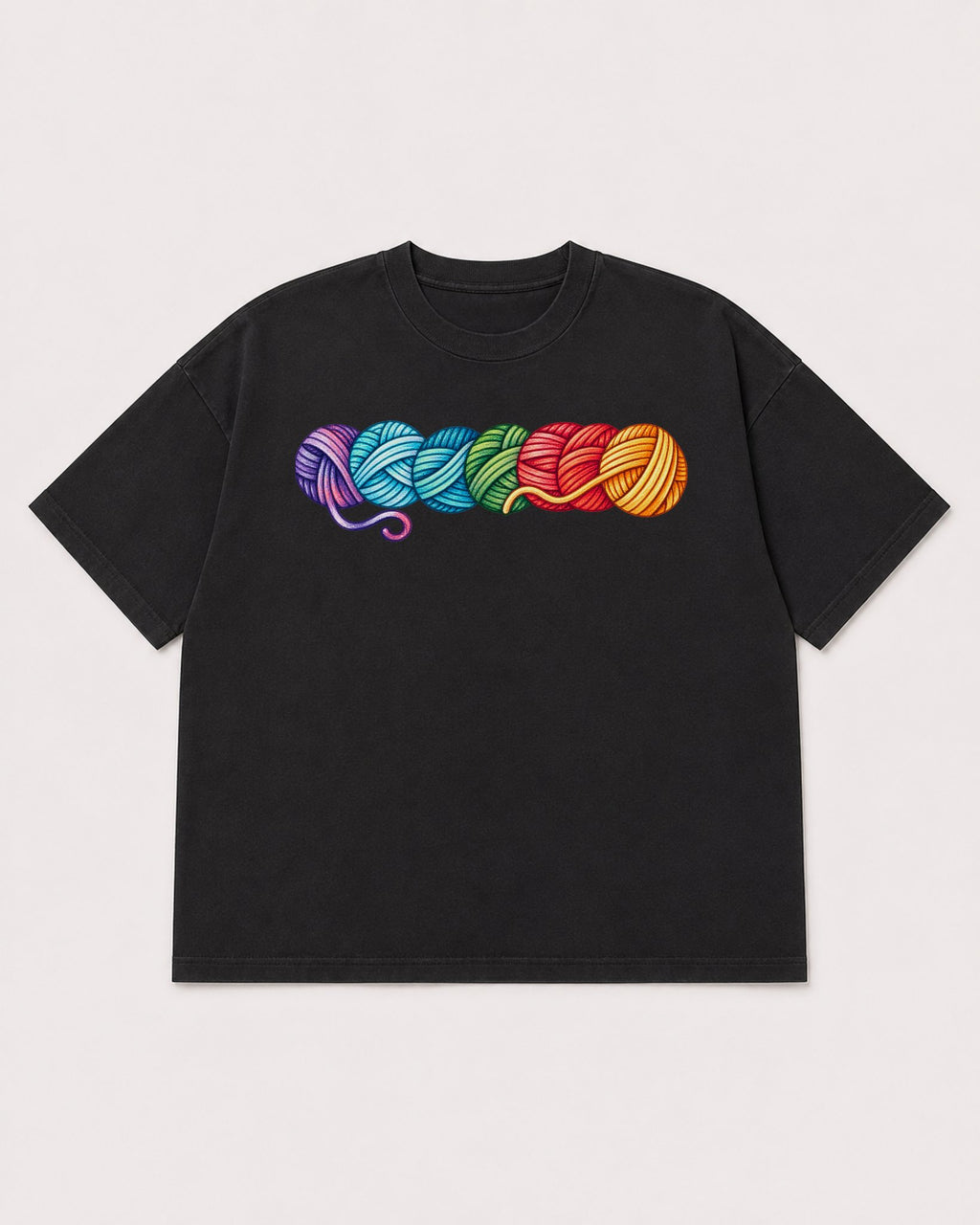 Mockup Boxy Heavyweight Tee Black product