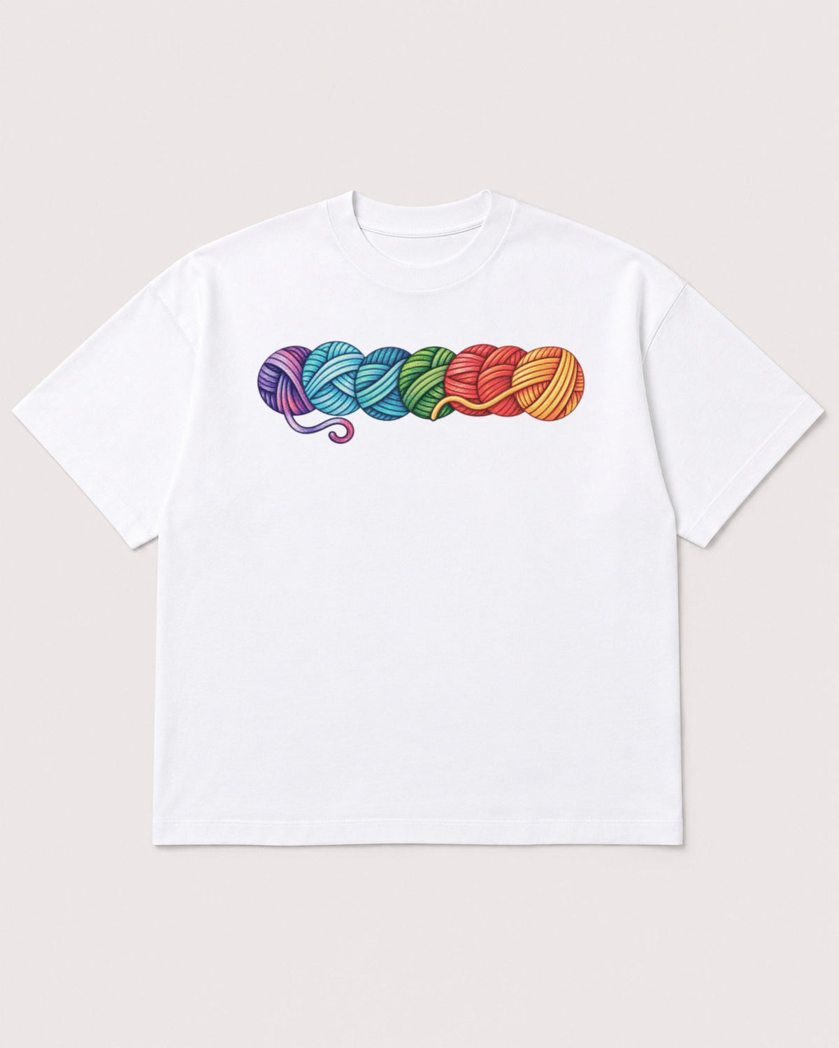 Mockup Boxy Heavyweight Tee White product