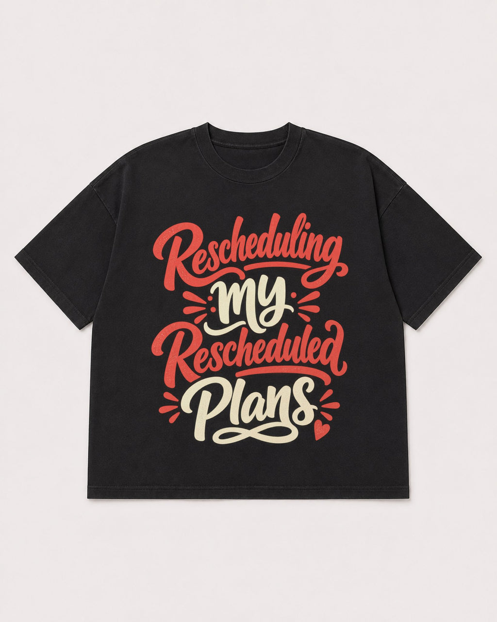 Mockup Boxy Heavyweight Tee Black product