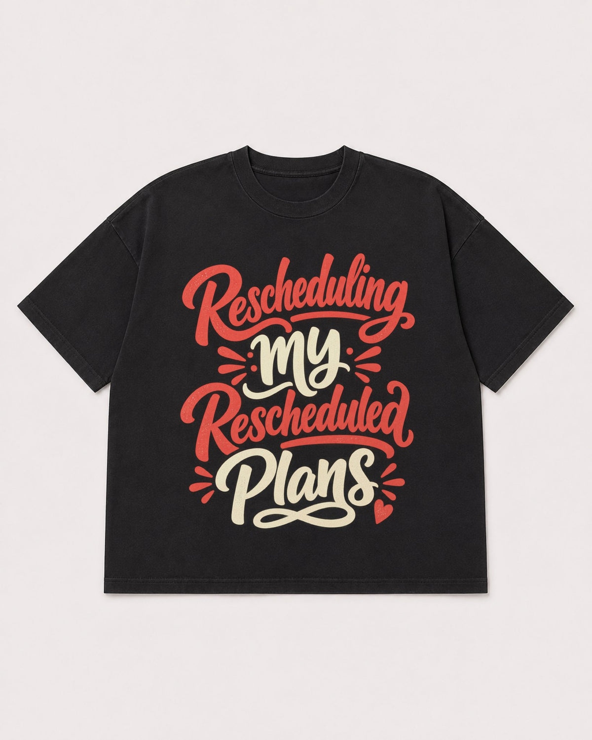 Mockup Boxy Heavyweight Tee Black product
