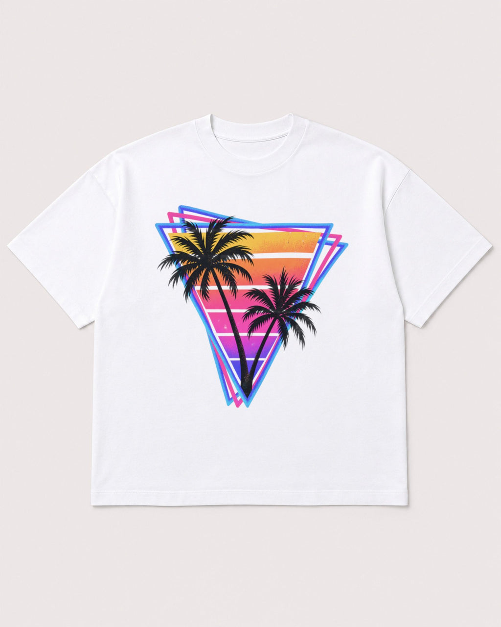 Mockup Boxy Heavyweight Tee White product