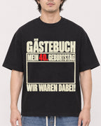 Mockup Boxy Heavyweight Tee Black male close-up 03