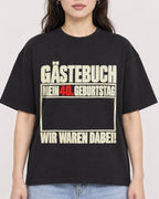 Mockup Boxy Heavyweight Tee Black female close-up 03