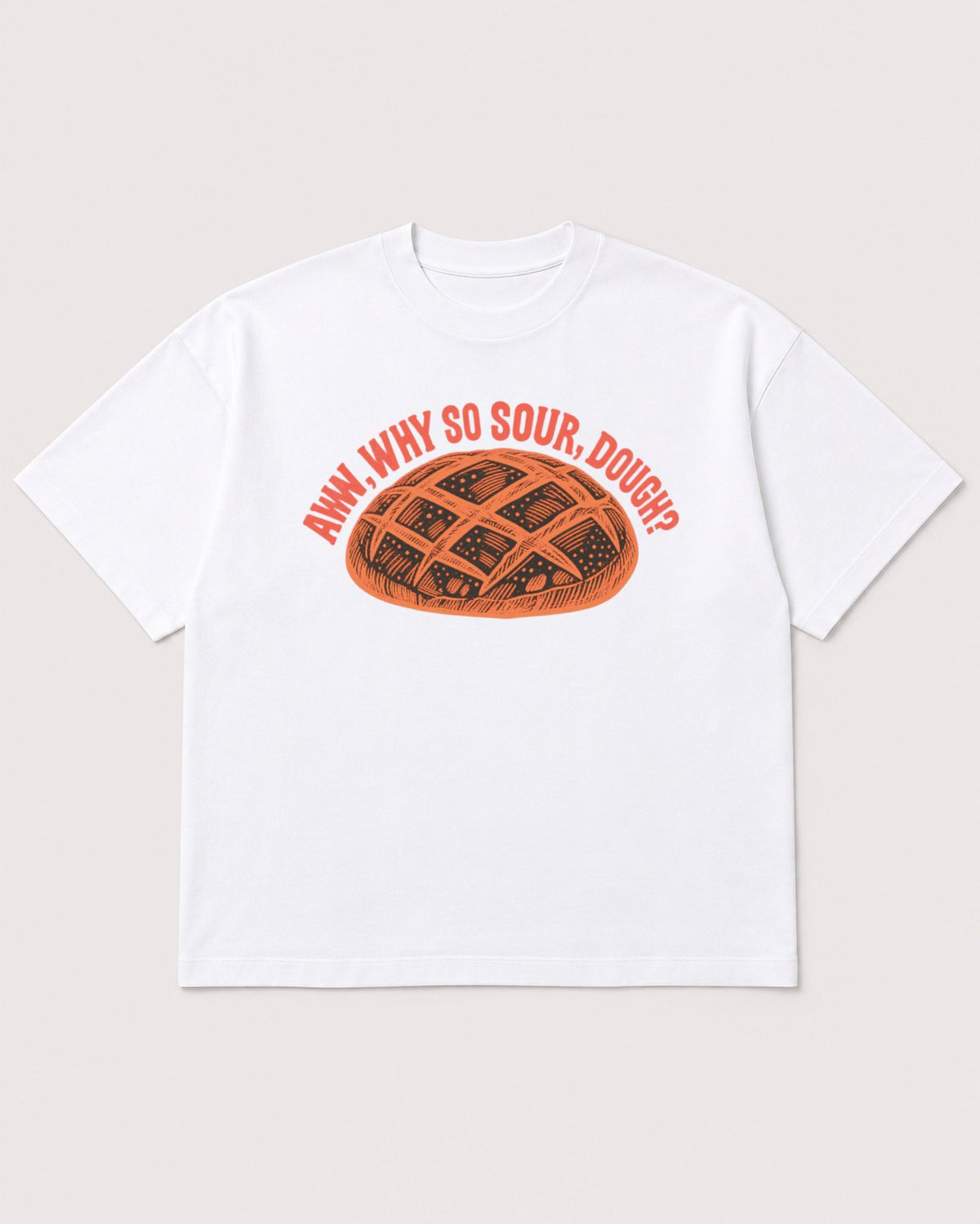 Mockup Boxy Heavyweight Tee White product