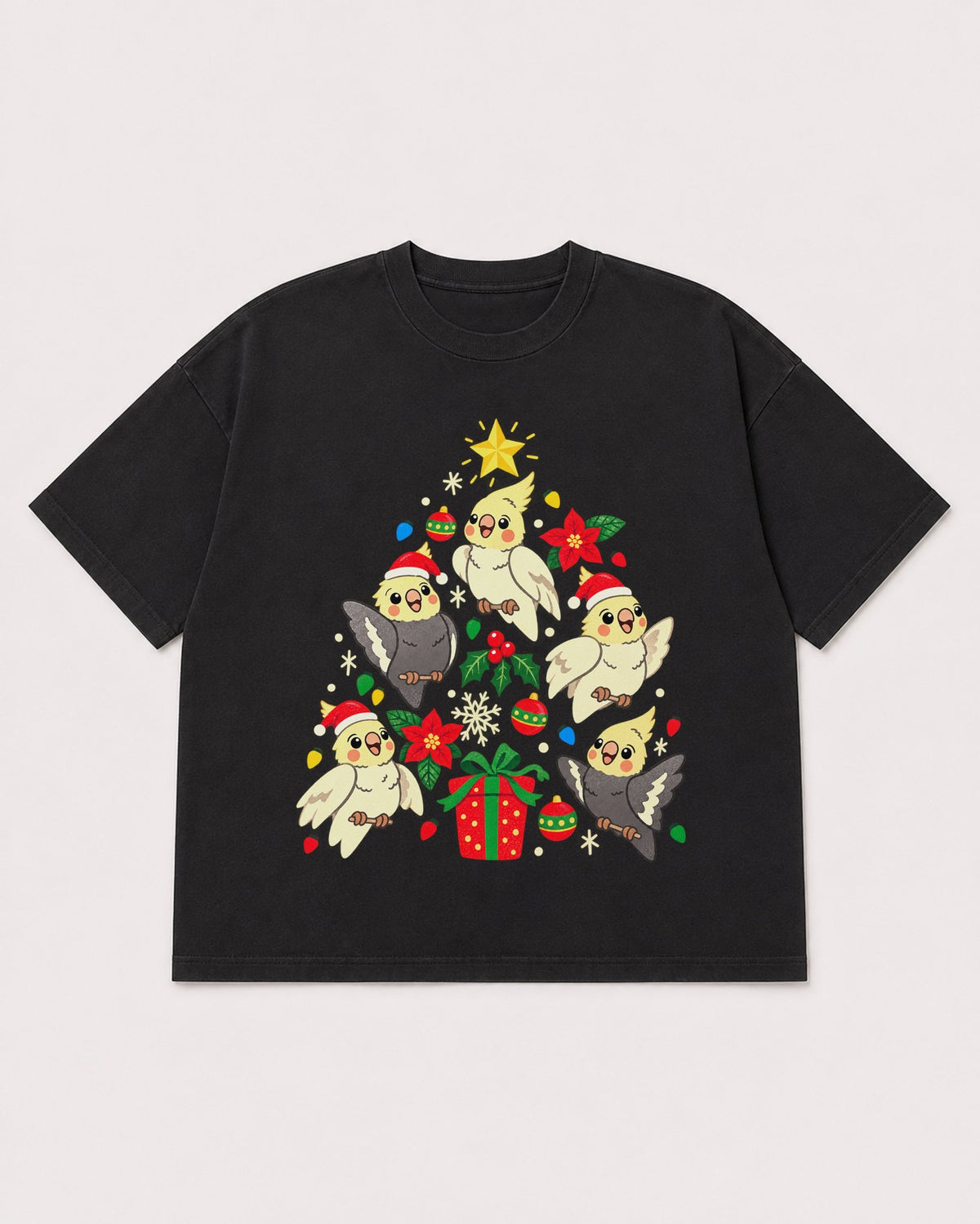 Mockup Boxy Heavyweight Tee Black product