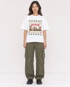Mockup Boxy Heavyweight Tee White female full-body 02