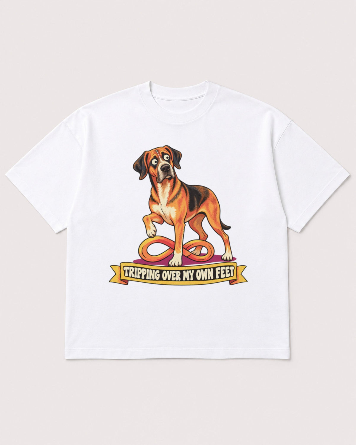 Mockup Boxy Heavyweight Tee White product
