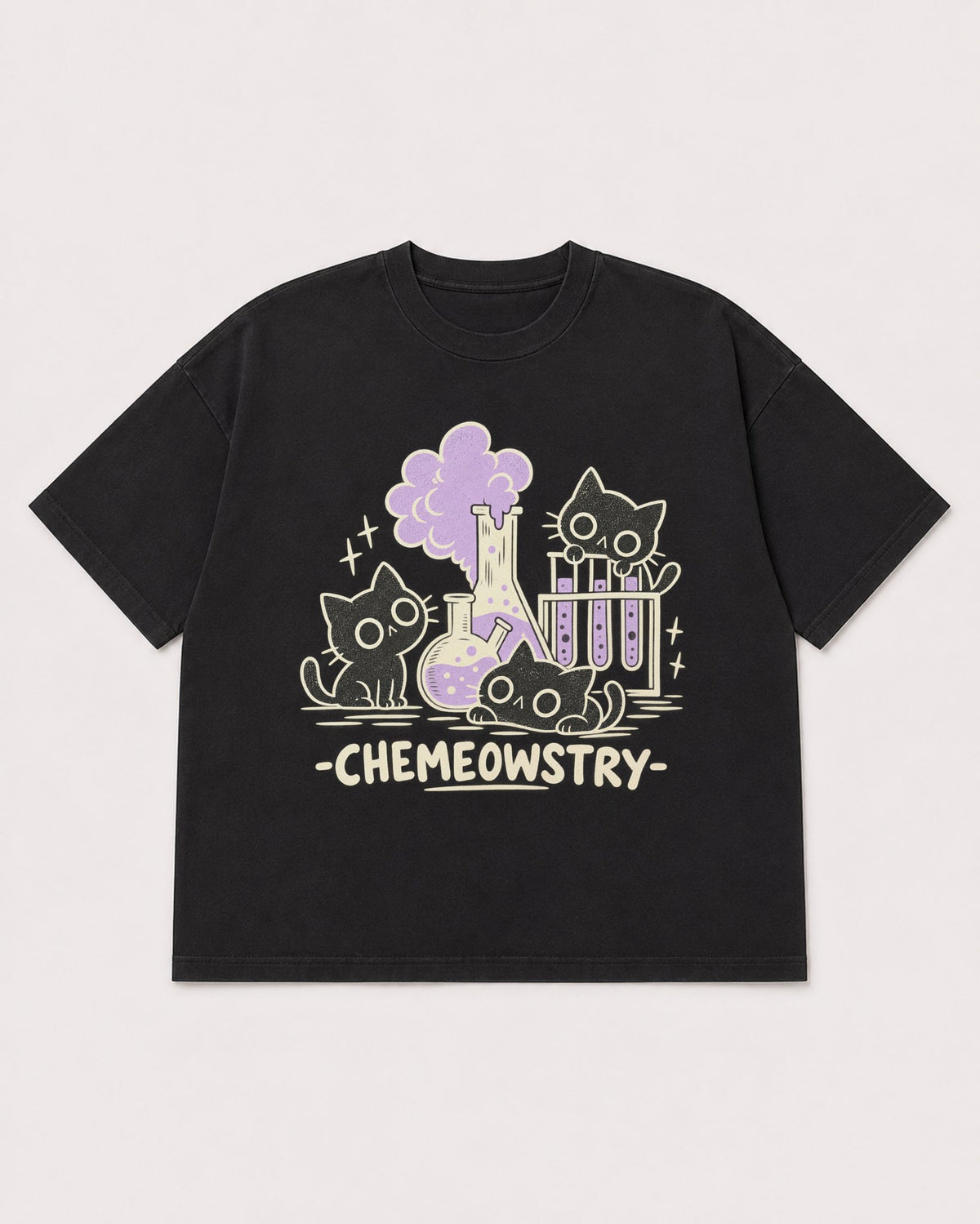 Mockup Boxy Heavyweight Tee Black product
