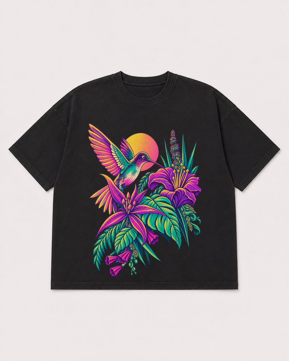 Mockup Boxy Heavyweight Tee Black product