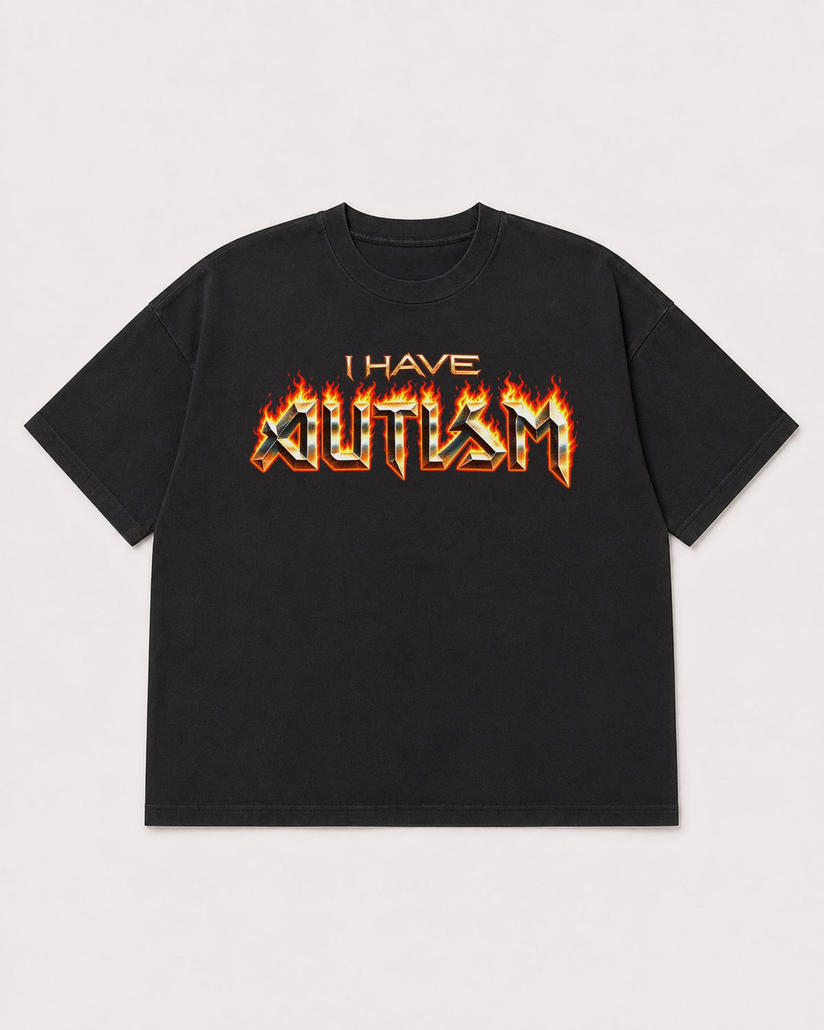 Mockup Boxy Heavyweight Tee Black product